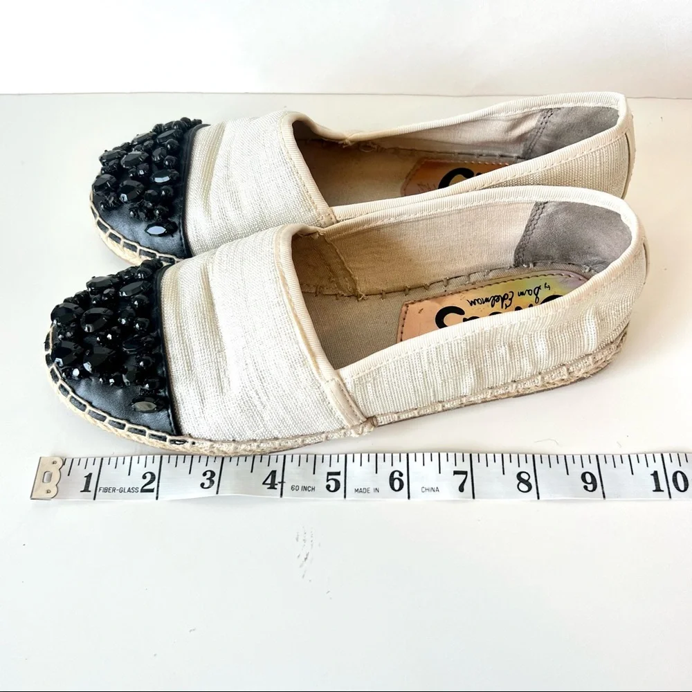 Circus by SAM EDELMAN Loretta Espadrille Embellished Flats—SZ. 6.5
